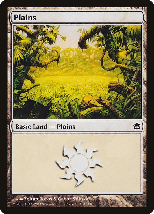 Image for Plains (40) (40) (Duel Decks: Ajani vs. Nicol Bolas) - Magic: The Gathering