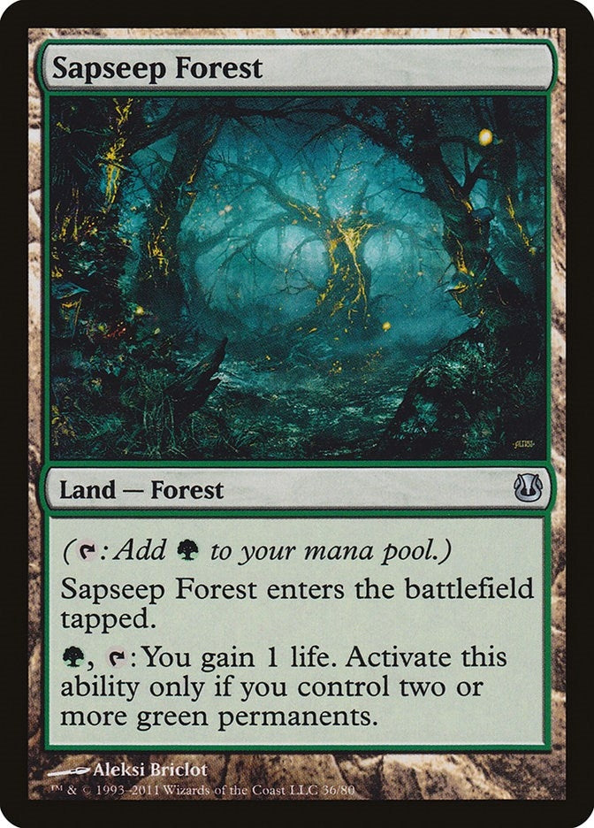 Image for Sapseep Forest (36) (Duel Decks: Ajani vs. Nicol Bolas) - Magic: The Gathering