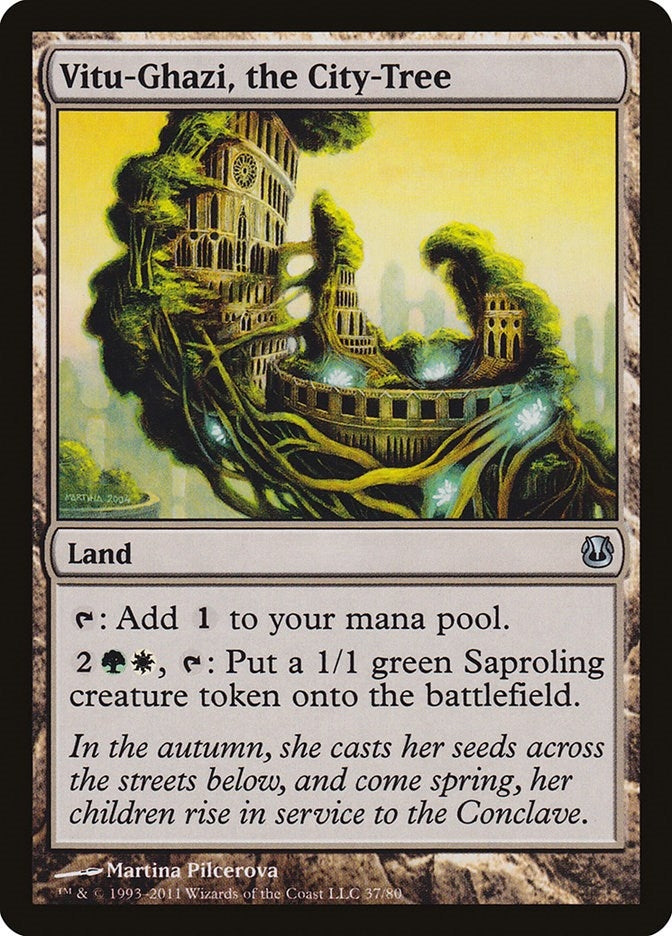 Image for Vitu-Ghazi, the City-Tree (37) (Duel Decks: Ajani vs. Nicol Bolas) - Magic: The Gathering