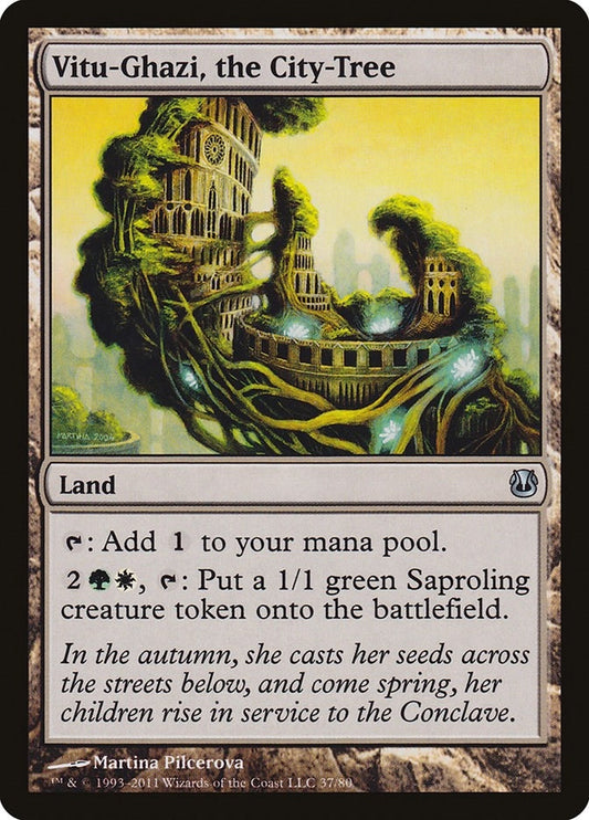 Image for Vitu-Ghazi, the City-Tree (37) (Duel Decks: Ajani vs. Nicol Bolas) - Magic: The Gathering