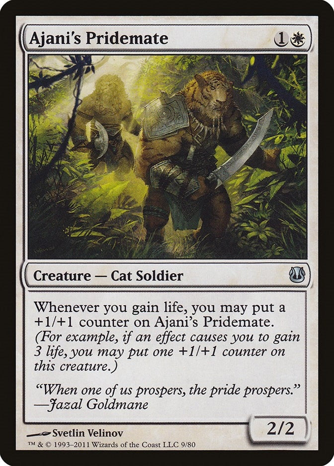 Image for Ajani's Pridemate (9) (Duel Decks: Ajani vs. Nicol Bolas) - Magic: The Gathering