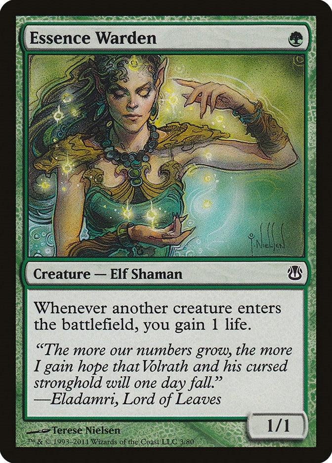 Image for Essence Warden (3) (Duel Decks: Ajani vs. Nicol Bolas) - Magic: The Gathering