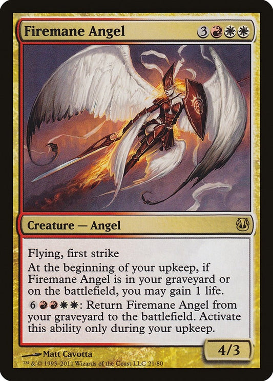 Image for Firemane Angel (21) (Duel Decks: Ajani vs. Nicol Bolas) - Magic: The Gathering