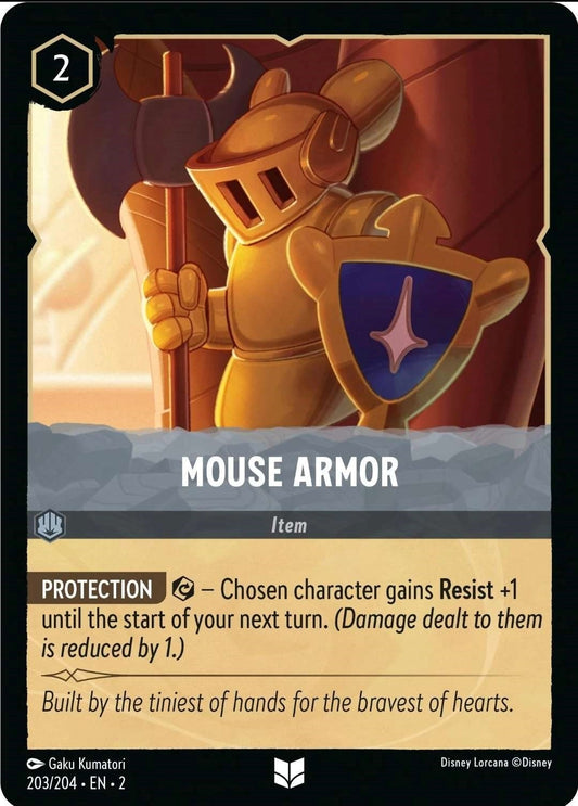 Image for Mouse Armor (203/204) (Rise of the Floodborn) - Disney Lorcana