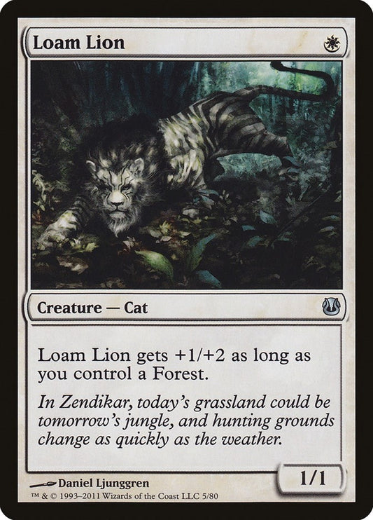 Image for Loam Lion (5) (Duel Decks: Ajani vs. Nicol Bolas) - Magic: The Gathering