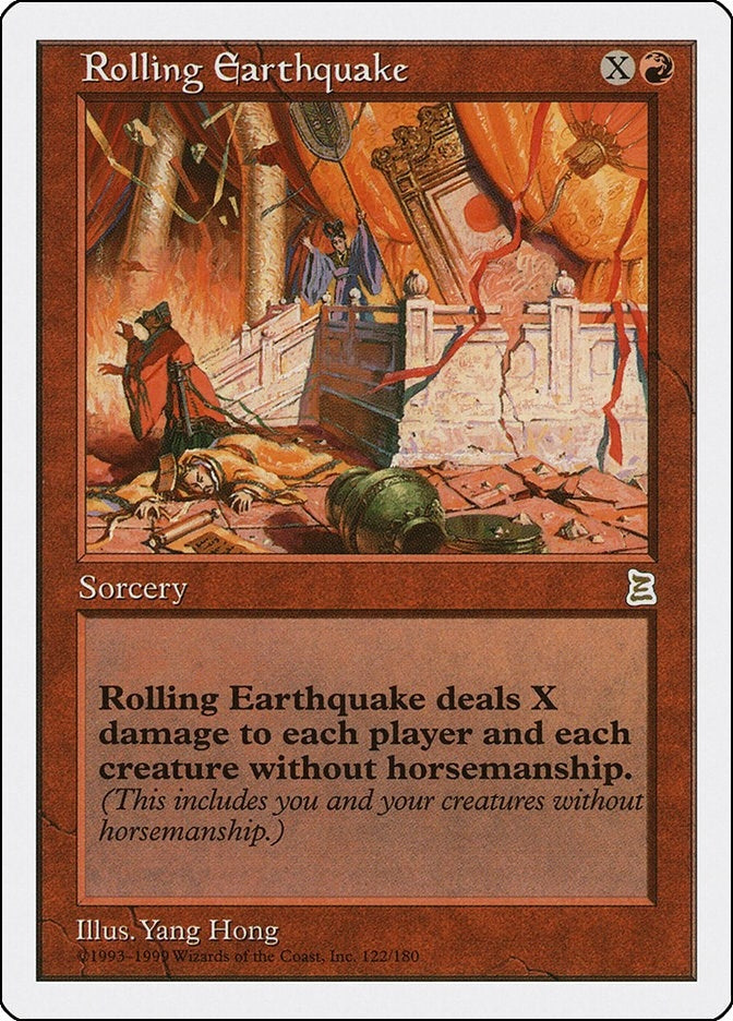 Image for Rolling Earthquake (122) (Portal Three Kingdoms) - Magic: The Gathering