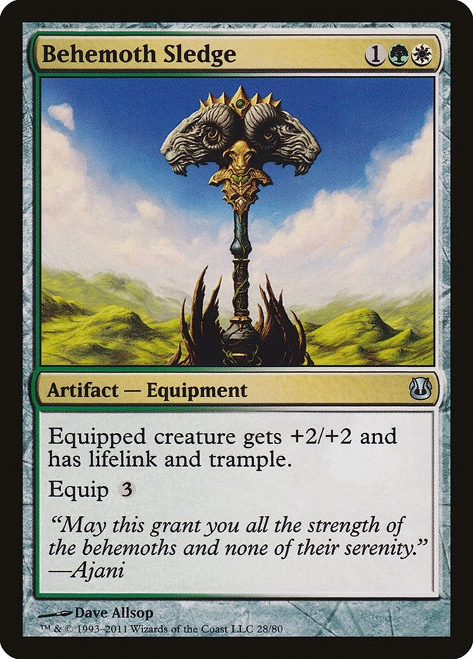Image for Behemoth Sledge (28) (Duel Decks: Ajani vs. Nicol Bolas) - Magic: The Gathering