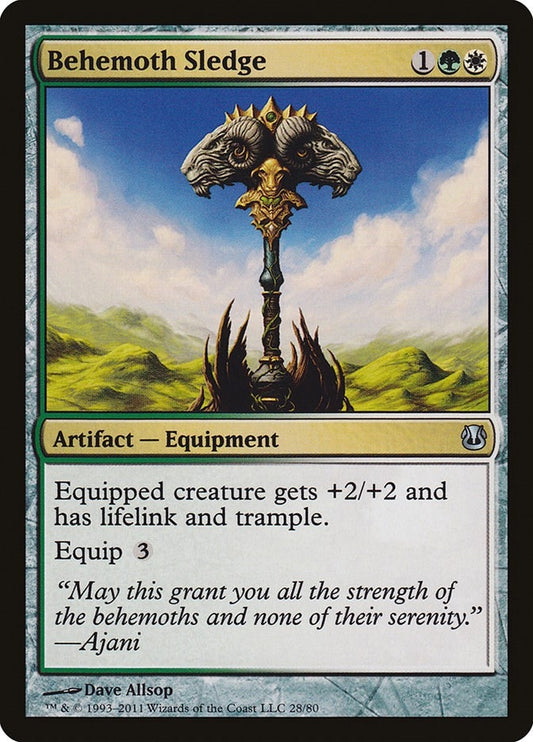 Image for Behemoth Sledge (28) (Duel Decks: Ajani vs. Nicol Bolas) - Magic: The Gathering