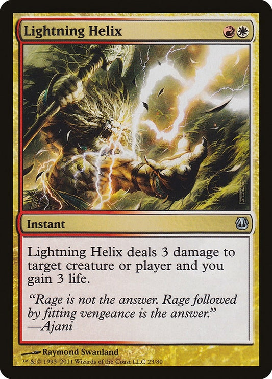 Image for Lightning Helix (23) (Duel Decks: Ajani vs. Nicol Bolas) - Magic: The Gathering