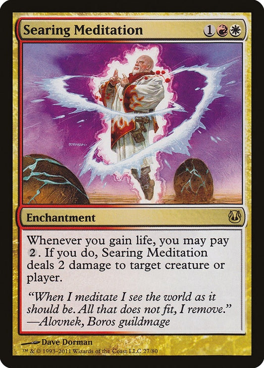 Image for Searing Meditation (27) (Duel Decks: Ajani vs. Nicol Bolas) - Magic: The Gathering