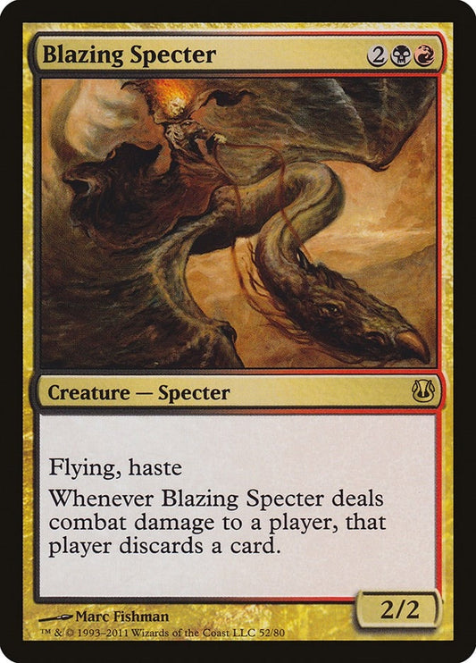 Image for Blazing Specter (52) (Duel Decks: Ajani vs. Nicol Bolas) - Magic: The Gathering
