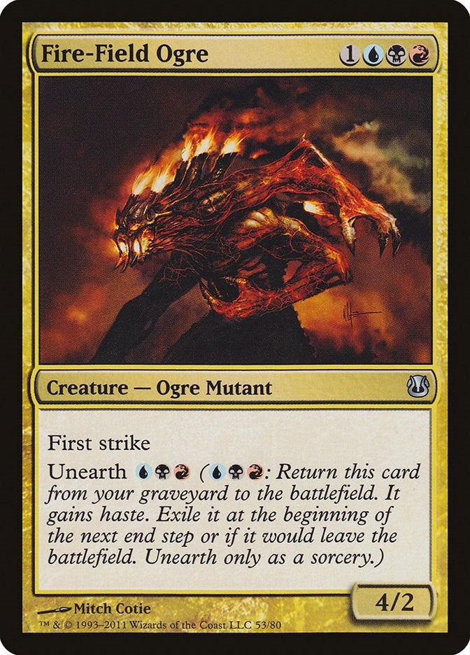 Image for Fire-Field Ogre (53) (Duel Decks: Ajani vs. Nicol Bolas) - Magic: The Gathering