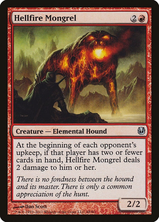 Image for Hellfire Mongrel (48) (Duel Decks: Ajani vs. Nicol Bolas) - Magic: The Gathering