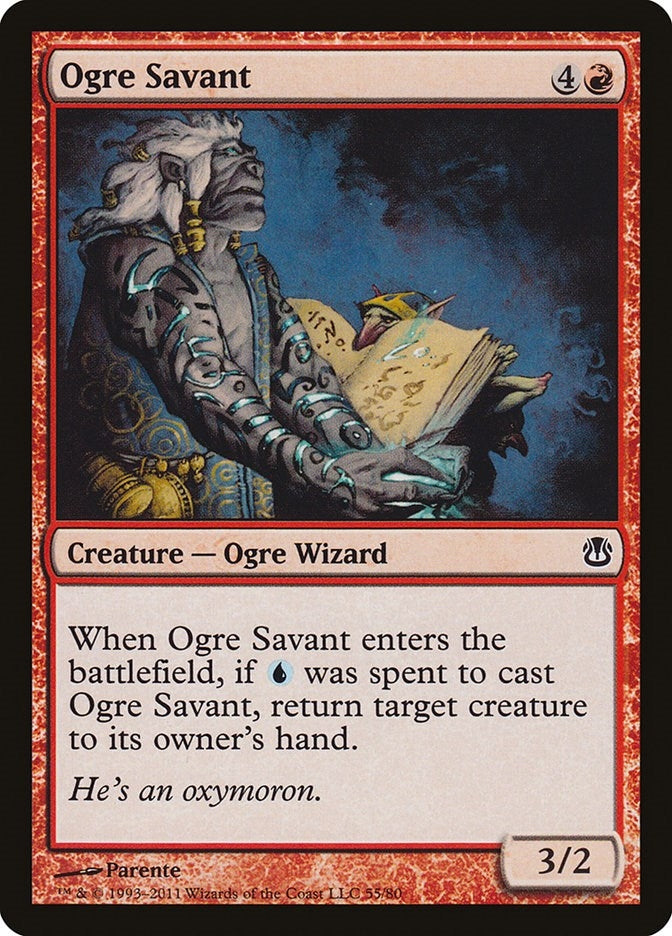Image for Ogre Savant (55) (Duel Decks: Ajani vs. Nicol Bolas) - Magic: The Gathering
