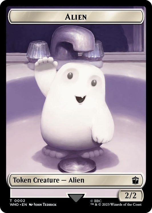 Image for Alien // Osgood, Operation Double Double-Sided Token (2 // 32) (Universes Beyond: Doctor Who) - Magic: The Gathering