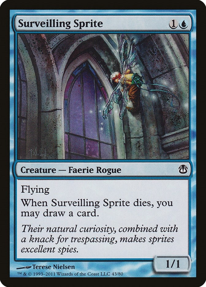 Image for Surveilling Sprite (43) (Duel Decks: Ajani vs. Nicol Bolas) - Magic: The Gathering