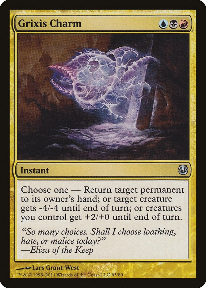 Image for Grixis Charm (63) (Duel Decks: Ajani vs. Nicol Bolas) - Magic: The Gathering