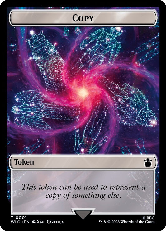 Image for Copy // Beast Double-Sided Token (1 // 17) (Universes Beyond: Doctor Who) - Magic: The Gathering