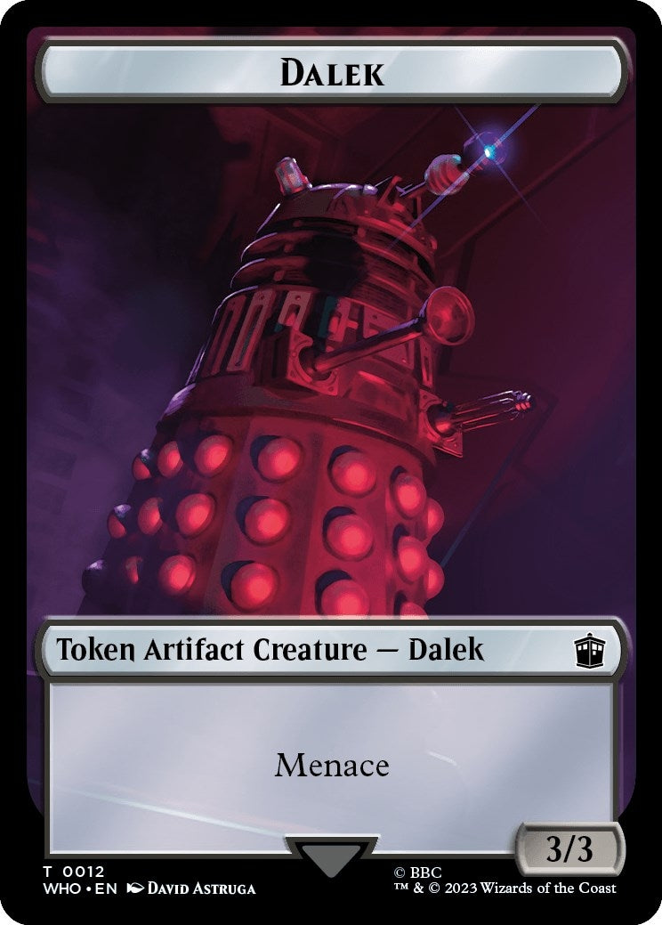 Image for Dalek // Mark of the Rani Double-Sided Token (12 // 15) (Universes Beyond: Doctor Who) - Magic: The Gathering