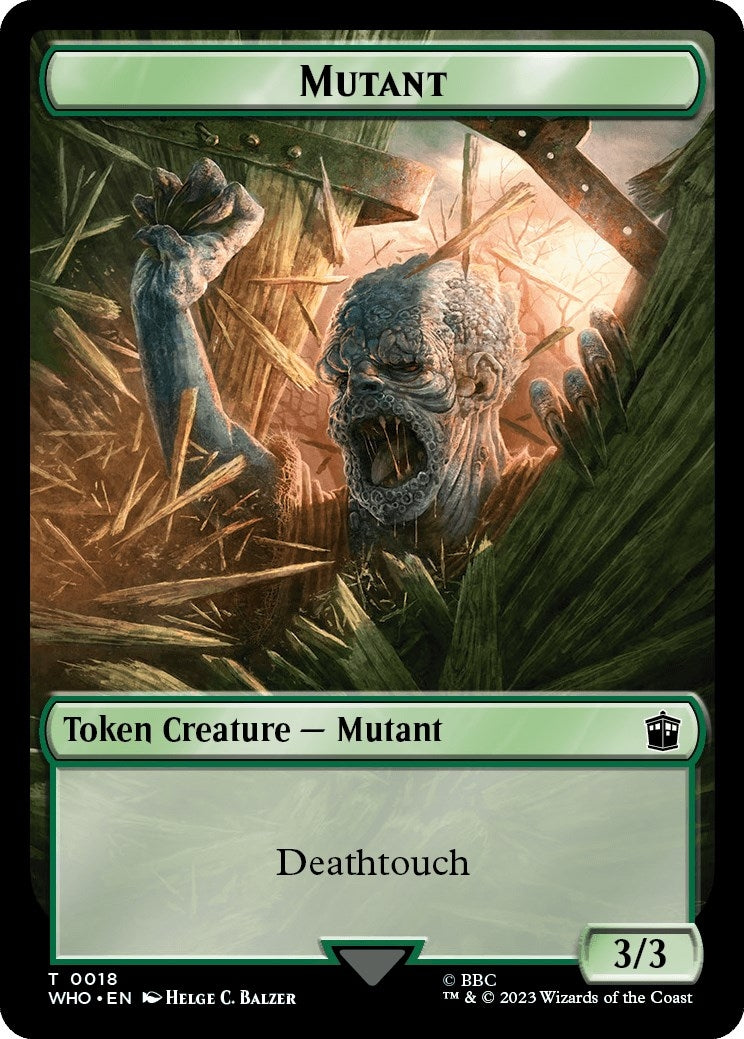 Image for Mutant // Alien Insect Double-Sided Token (18 // 19) (Universes Beyond: Doctor Who) - Magic: The Gathering