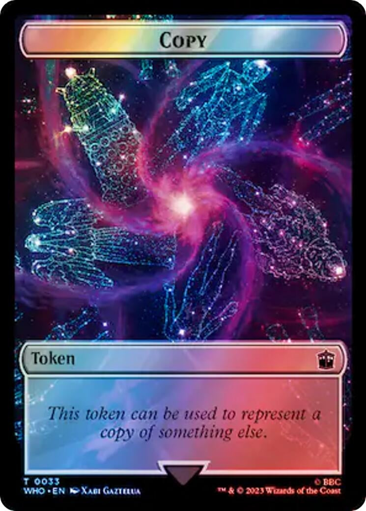 Image for Copy // Beast Double-Sided Token (Surge Foil) (33 // 49) (Universes Beyond: Doctor Who) - Magic: The Gathering