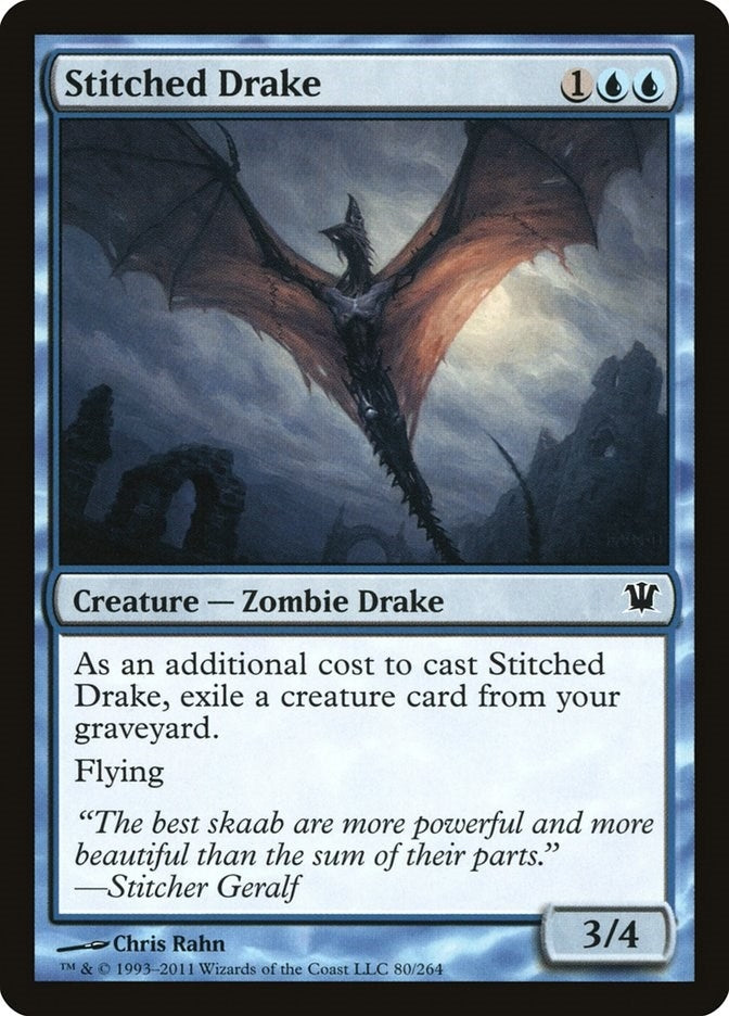 Image for Stitched Drake (80) (Innistrad) - Magic: The Gathering