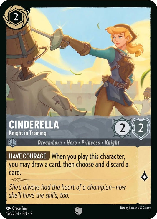 Image for Cinderella - Knight in Training (176/204) (Rise of the Floodborn) - Disney Lorcana