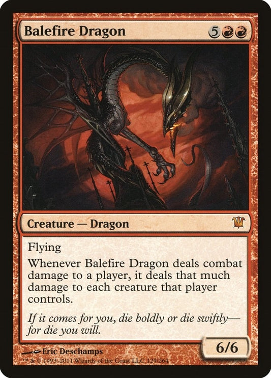 Image for Balefire Dragon (129) (Innistrad) - Magic: The Gathering