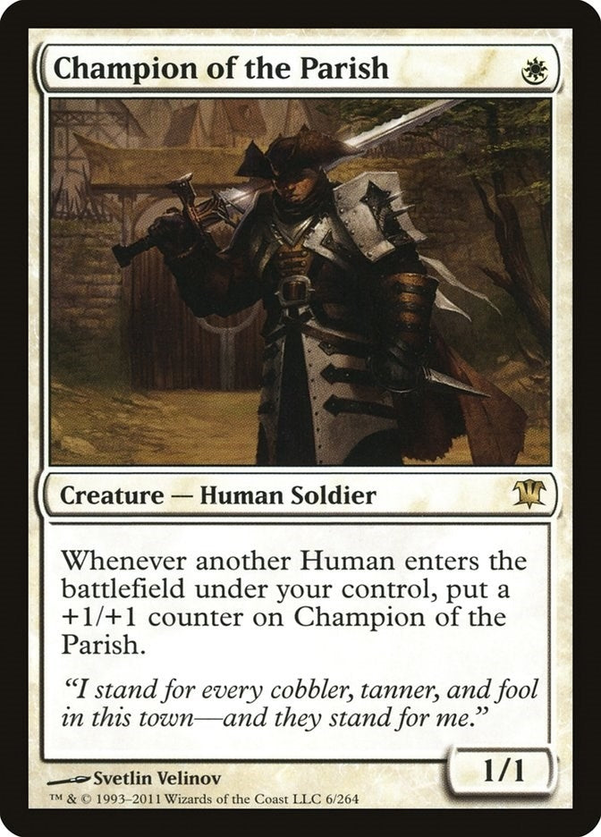 Image for Champion of the Parish (6) (Innistrad) - Magic: The Gathering