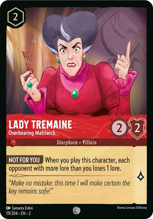 Image for Lady Tremaine - Overbearing Matriarch (111/204) (Rise of the Floodborn) - Disney Lorcana