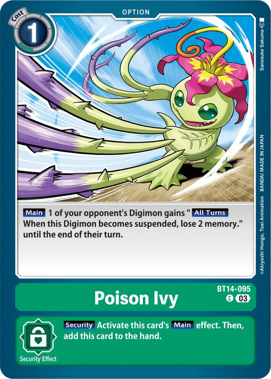 Image for Poison Ivy (BT14-095 C) (Blast Ace) - Digimon Card Game