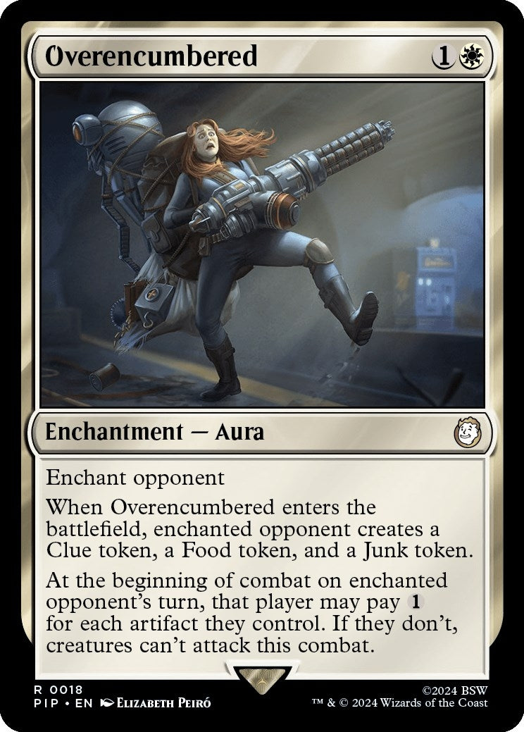 Image for Overencumbered (18) (Universes Beyond: Fallout) - Magic: The Gathering