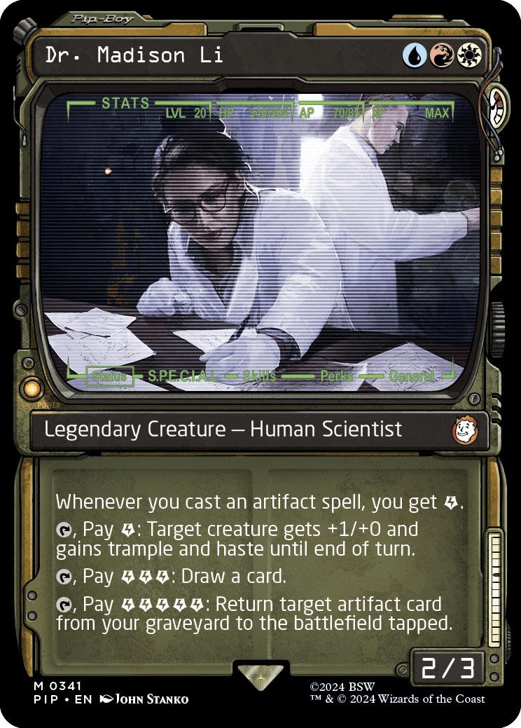 Image for Dr. Madison Li (Showcase) (341) (Universes Beyond: Fallout) - Magic: The Gathering