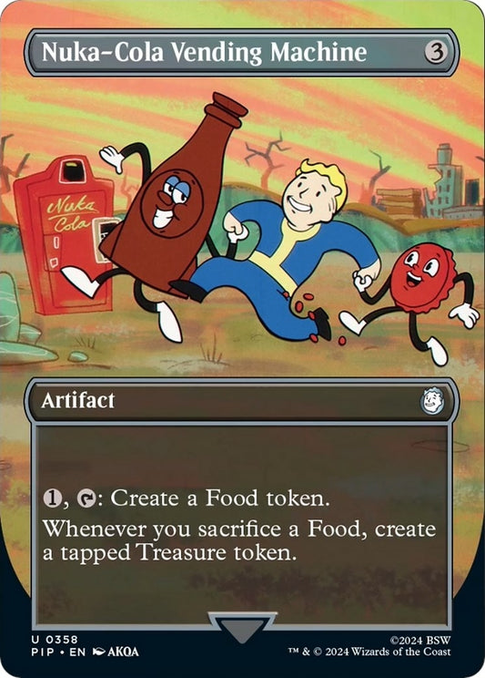 Image for Nuka-Cola Vending Machine (Borderless) (358) (Universes Beyond: Fallout) - Magic: The Gathering
