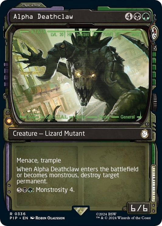 Image for Alpha Deathclaw (Showcase) (336) (Universes Beyond: Fallout) - Magic: The Gathering