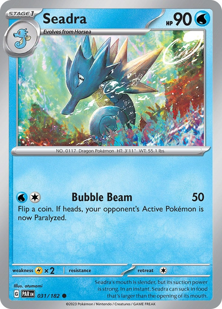 Image for Seadra (031/182) (SV04: Paradox Rift) - Pokemon