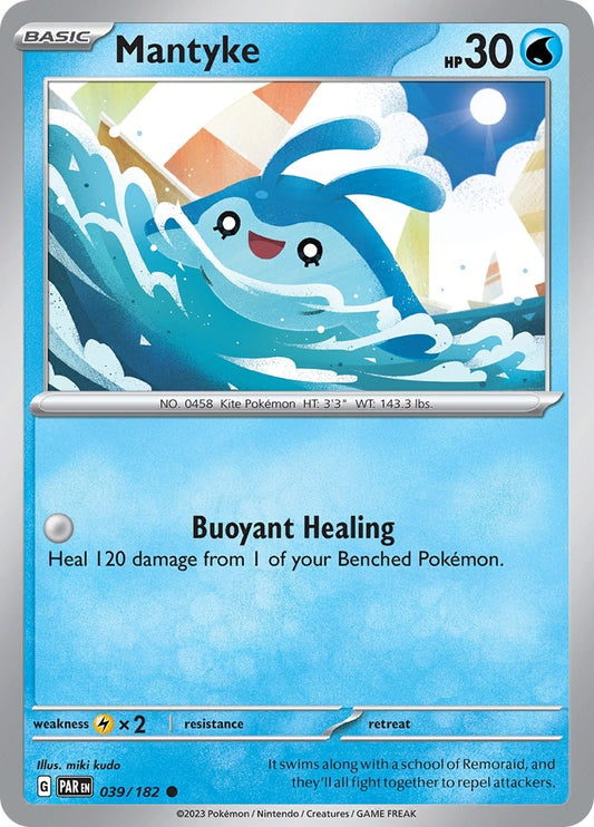 Image for Mantyke (039/182) (SV04: Paradox Rift) - Pokemon