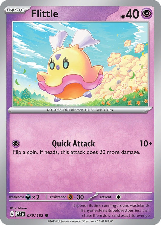 Image for Flittle (079/182) (SV04: Paradox Rift) - Pokemon