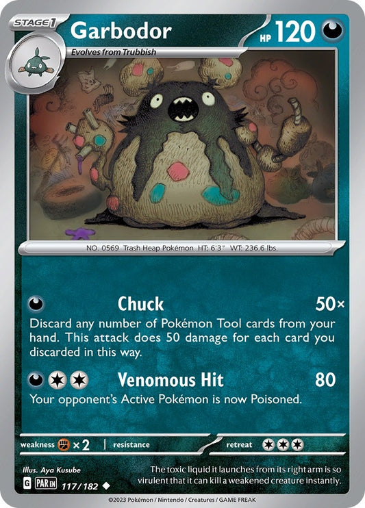 Image for Garbodor (117/182) (SV04: Paradox Rift) - Pokemon