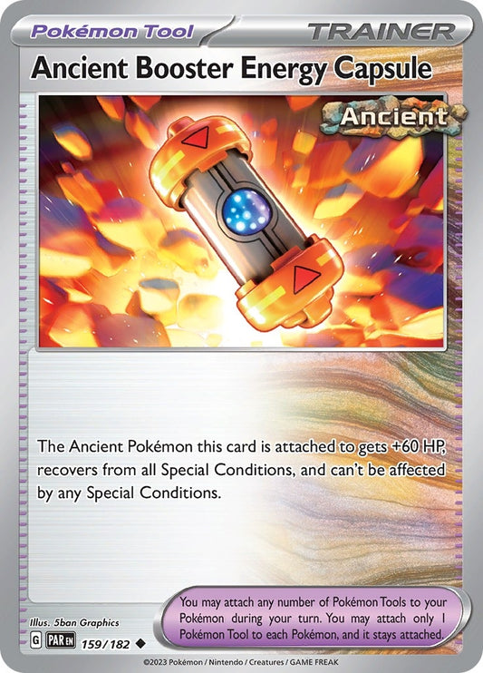 Image for Ancient Booster Energy Capsule (159/182) (SV04: Paradox Rift) - Pokemon