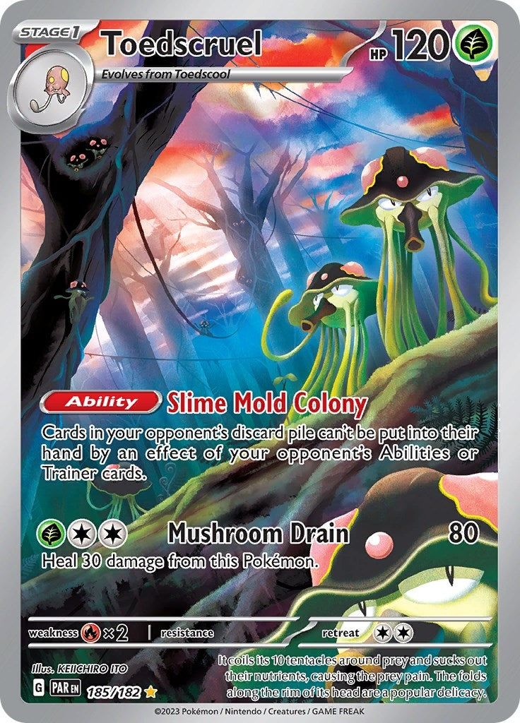 Image for Toedscruel (185/182) (SV04: Paradox Rift) - Pokemon