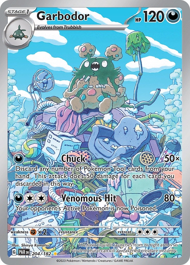 Image for Garbodor (204/182) (SV04: Paradox Rift) - Pokemon