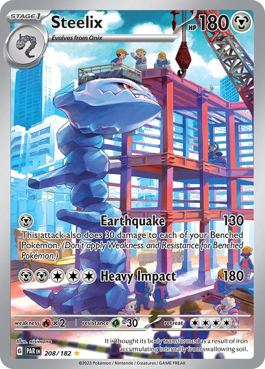 Image for Steelix (208/182) (SV04: Paradox Rift) - Pokemon
