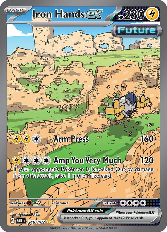 Image for Iron Hands ex (248/182) (SV04: Paradox Rift) - Pokemon