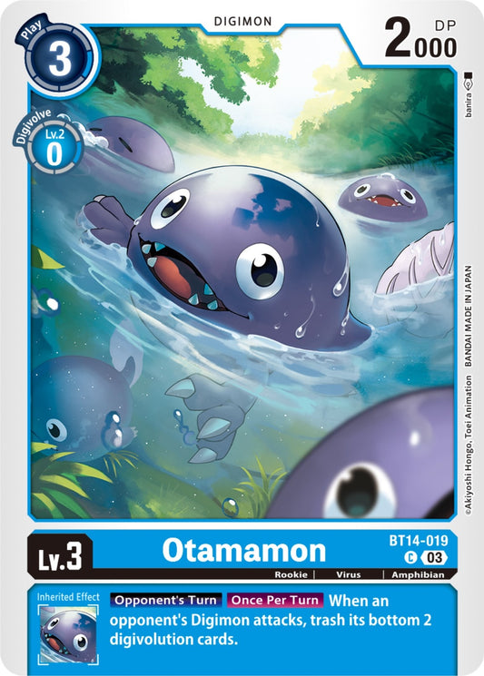 Image for Otamamon (BT14-019 C) (Blast Ace) - Digimon Card Game