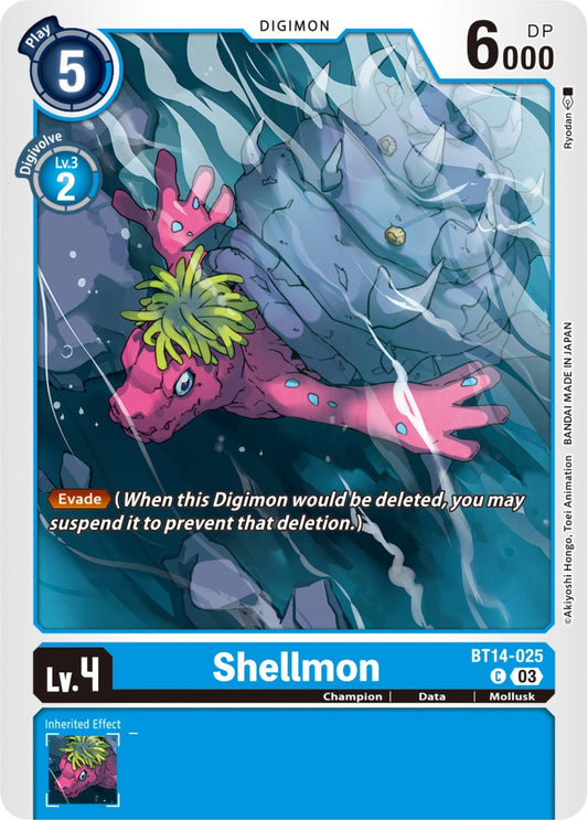Image for Shellmon (BT14-025 C) (Blast Ace) - Digimon Card Game