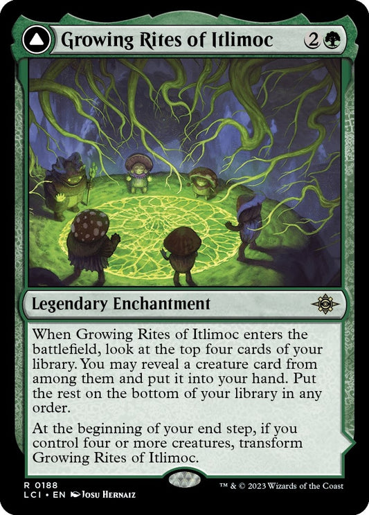 Image for Growing Rites of Itlimoc (188) (The Lost Caverns of Ixalan) - Magic: The Gathering