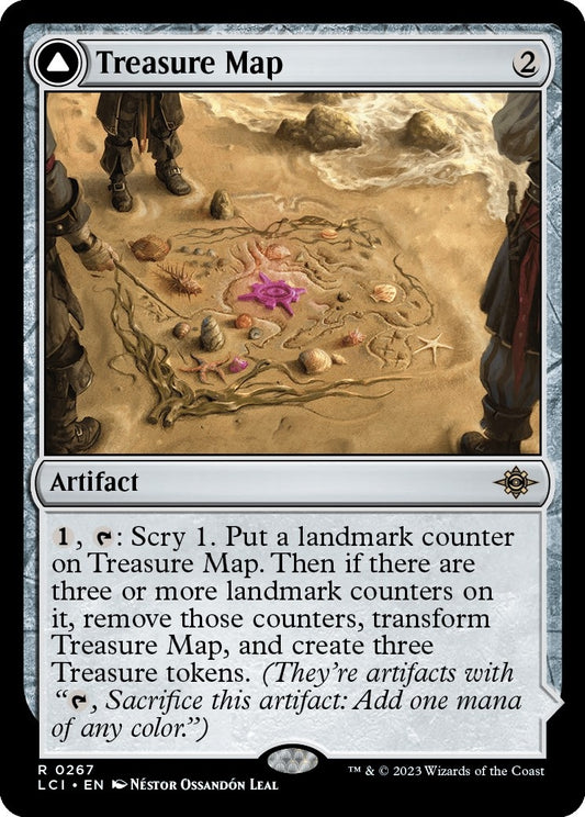 Image for Treasure Map (267) (The Lost Caverns of Ixalan) - Magic: The Gathering