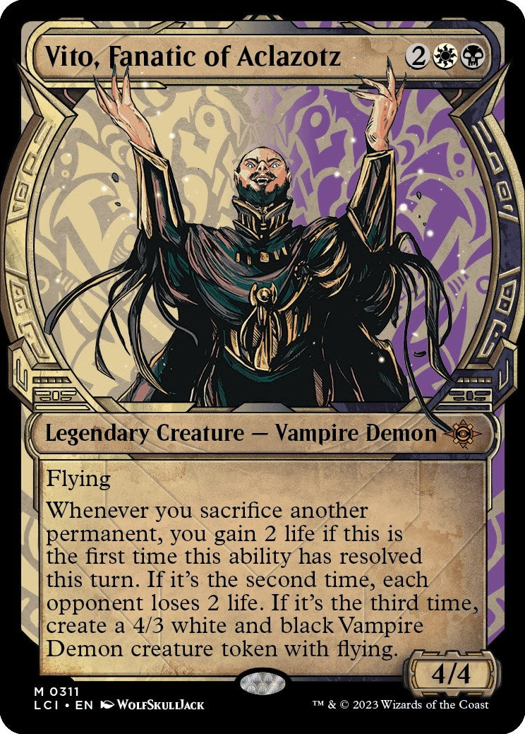 Image for Vito, Fanatic of Aclazotz (Showcase) (311) (The Lost Caverns of Ixalan) - Magic: The Gathering