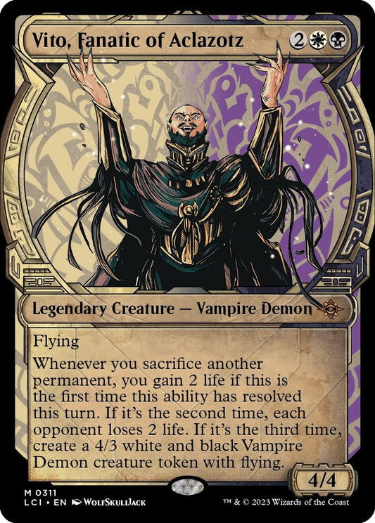 Image for Vito, Fanatic of Aclazotz (Showcase) (311) (The Lost Caverns of Ixalan) - Magic: The Gathering